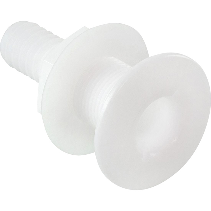 Разъем водосброса пластиковый под шланг 18 мм (15071)